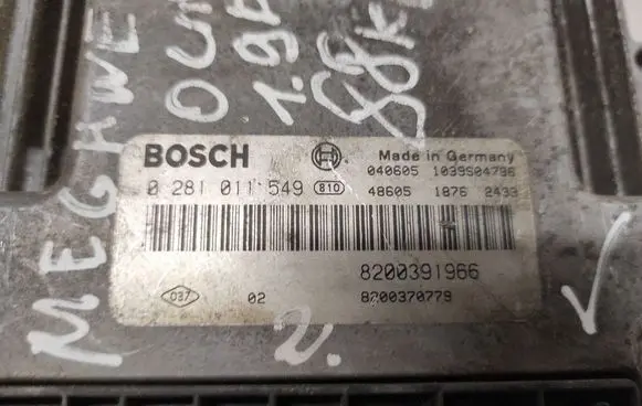 Renault Megane II Engine control unit/module 0281011549 1039S047986