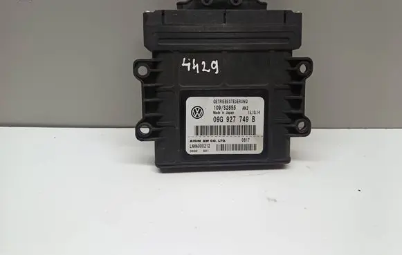 Volkswagen PASSAT B7 Gearbox control unit/module 09G927749B 109S2855 LNHA000212
