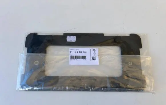 BMW X5 E70 Number Plate Surrounds Holder Frame 9448724