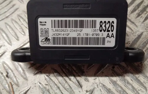 Chevrolet Cruze ESP acceleration yaw rate sensor 13578326