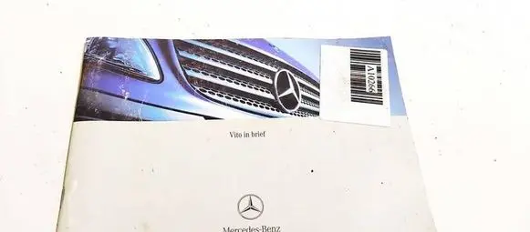 Mercedes-Benz Vito Viano W639 Owners service history hand book 