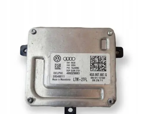 Audi A8 S8 D4 4H Headlight ballast module Xenon 4G0907697G
