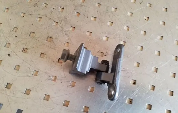 Rear door upper hinge