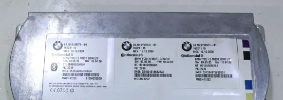 BMW X5 E70 Trunk lid opening control unit 9199975