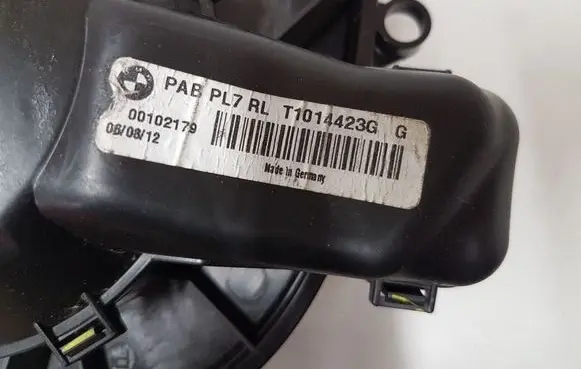 BMW 3 F30 F35 F31 Heater fan/blower T1014423G T1014418T