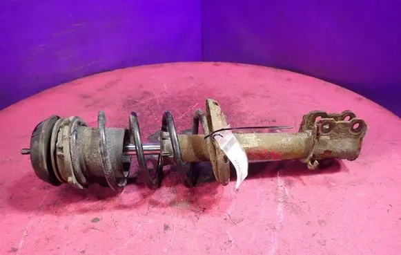 Front shock absorber with coil spring