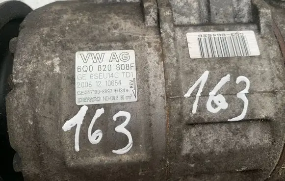 Seat Ibiza IV (6J,6P) Air conditioning (A/C) compressor (pump) 6Q0820808F GE4471908897