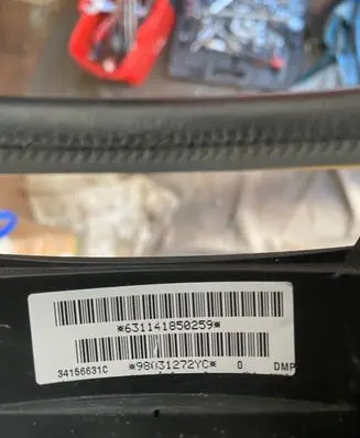 Citroen C4 Cactus Steering wheel 98031272YC 34156631C 631141850259