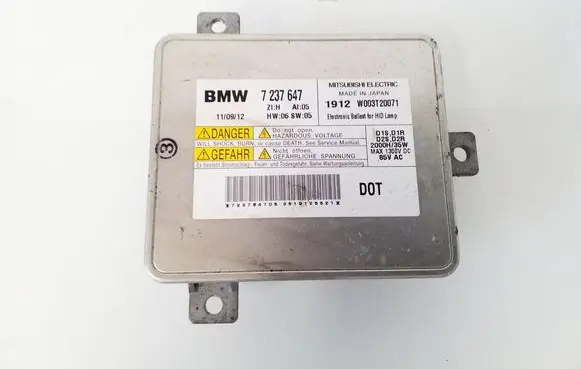 BMW 3 E90 E91 Headlight ballast module Xenon 7237647