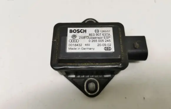 Audi A6 S6 C5 4B ESP acceleration yaw rate sensor 8E0907637A