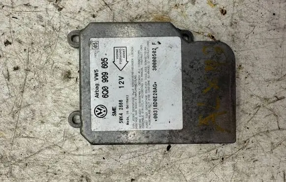 Seat Alhambra (Mk1) Airbag control unit/module 6Q0909605 30000502F 5WK42866