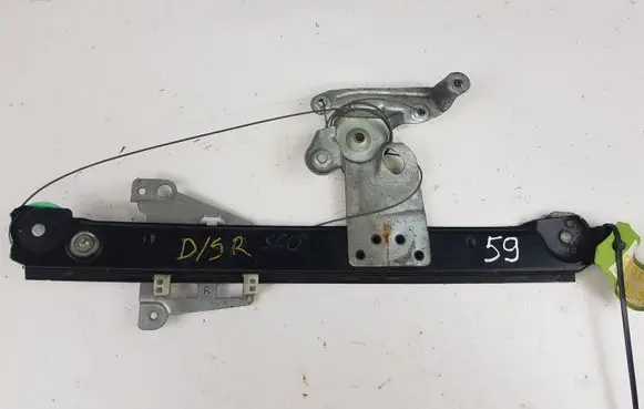 Volvo S60 Rear window lifting mechanism without motor