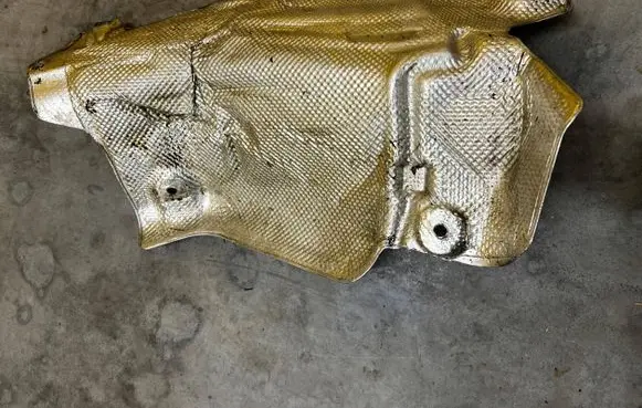 Mercedes-Benz GL X166 Exhaust heat shield A1666821100