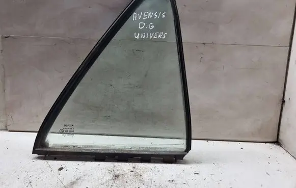 Toyota Avensis T250 Rear vent window glass 43R00048 DOT24AS2M68