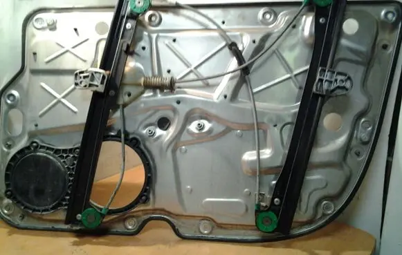 Volkswagen Phaeton Front window lifting mechanism without motor 3D4837755AC