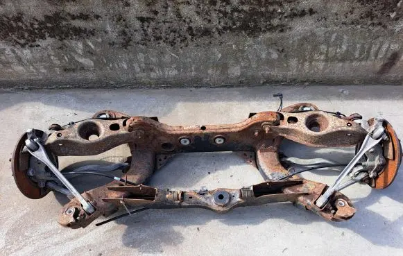 Rear axle beam