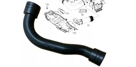 Mercedes-Benz C W204 Breather hose/pipe A2710901429