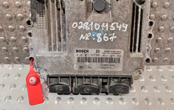 Renault Scenic II - Grand scenic II Engine control unit/module S25081867 0281011549 8200370779