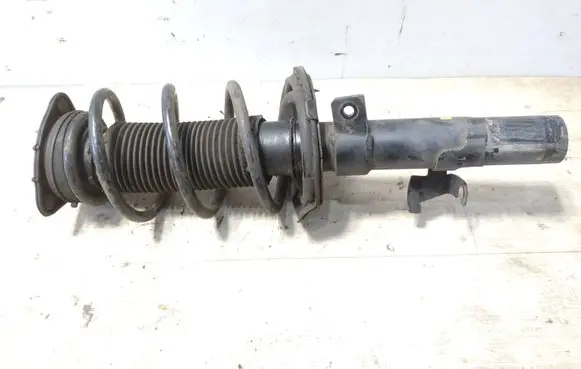 Front shock absorber with coil spring