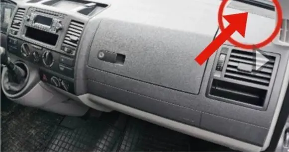 Volkswagen Transporter - Caravelle T5 Side speaker trim/cover 7H0857228 P0078059