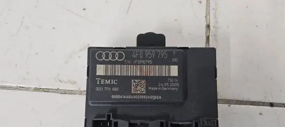 Audi A6 S6 C6 4F Door control unit/module 4F0959795 4F0910795 0033TFK0001
