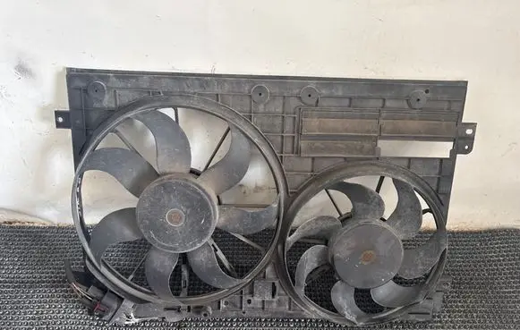 Volkswagen PASSAT B6 Electric radiator cooling fan 1K0121207BC 1K0121205AG