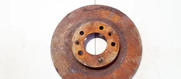 Peugeot 407 Rear brake disc neventiliuojamas