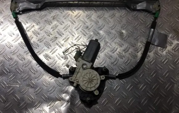 Sliding door window regulator with motor