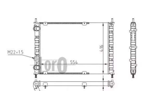 Fiat Bravo - Brava Timing chain cover 46518233