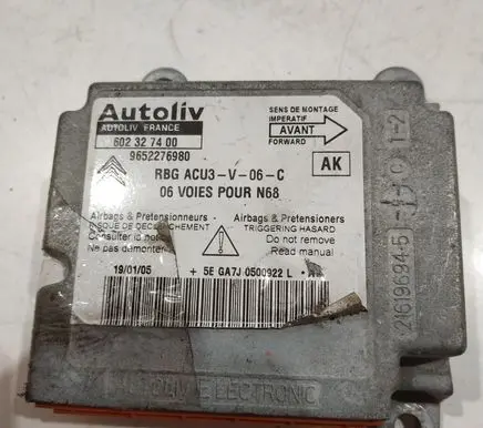Citroen Xsara Picasso Airbag control unit/module 9652276980 602327400