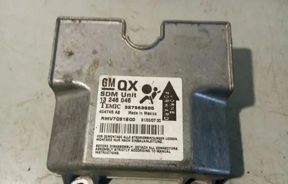 Opel Zafira B Airbag control unit/module 13246046