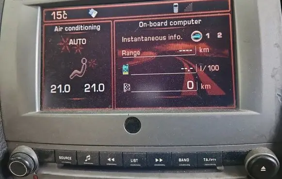 Peugeot 407 Screen/display/small screen 9663321480 IMPRK1463805