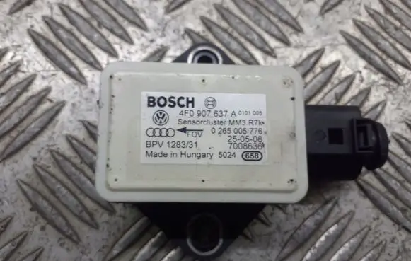 Audi A6 S6 C6 4F ESP acceleration yaw rate sensor 4F0907637A