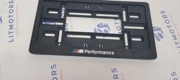 BMW 5 E60 E61 Number Plate Surrounds Holder Frame 