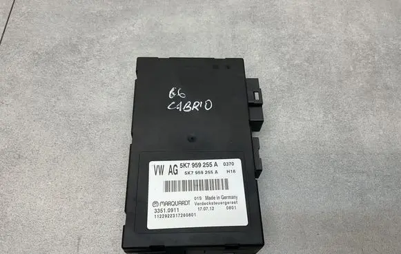 Volkswagen Golf VI Convertible roof control unit 5K7959255A