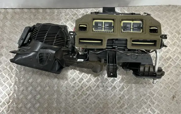 Interior heater climate box assembly