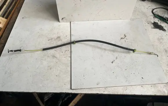 Rear door cable line