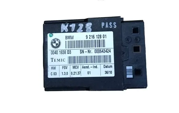 BMW 3 E92 E93 Rain sensor 9124122