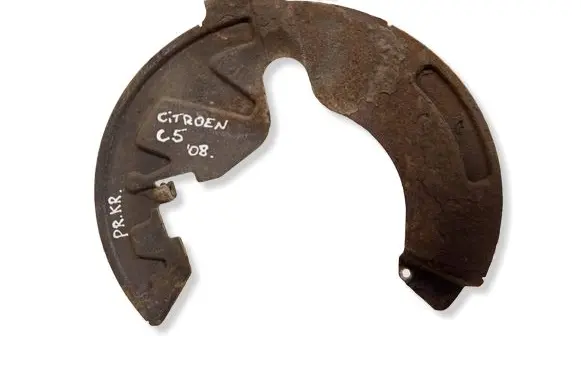 Citroen C5 Front brake disc dust cover plate 
