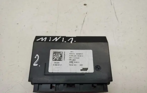 Mini One - Cooper F56 F55 Air conditioner control unit module 9343287 E1082161