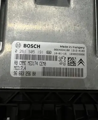 Peugeot 207 Engine control unit/module ECU 0261201505