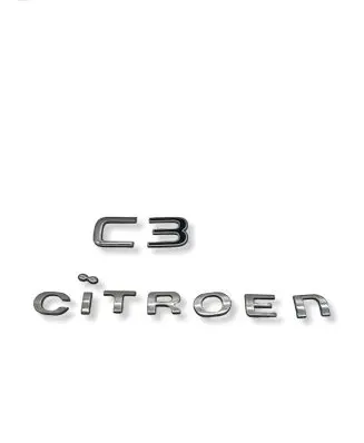 Citroen C3 Manufacturers badge/model letters 
