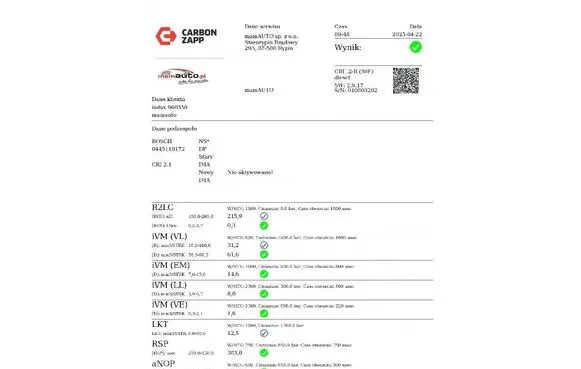 Honda Accord Fuel injector 16450-RBD-E01