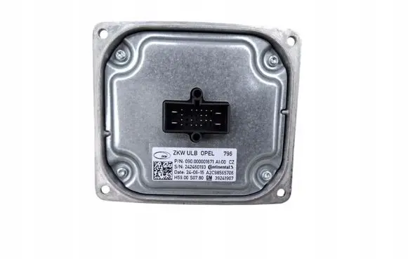 Opel Astra K Headlight ballast module Xenon 39077813