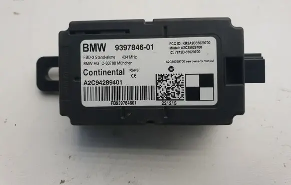 BMW 2 F22 F23 Other control units/modules 9397846