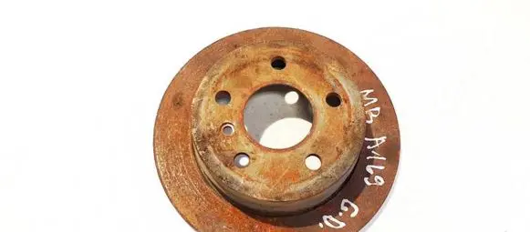 Mercedes-Benz A W169 Rear brake disc neventiliuojamas