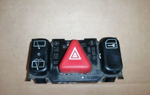Mercedes-Benz E W210 Hazard light switch 2108201410