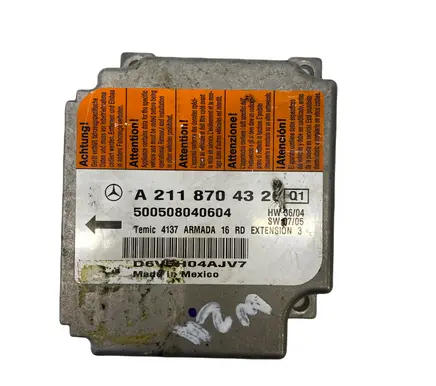 Mercedes-Benz E W211 Airbag control unit/module A2118704326 500508040604