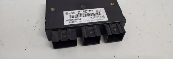 Audi A6 S6 C6 4F Tow bar trailer control unit/module 4F0907383 506078 4F0910383