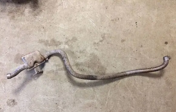 Nissan Patrol 260 Webasto auxiliary heater silencer 